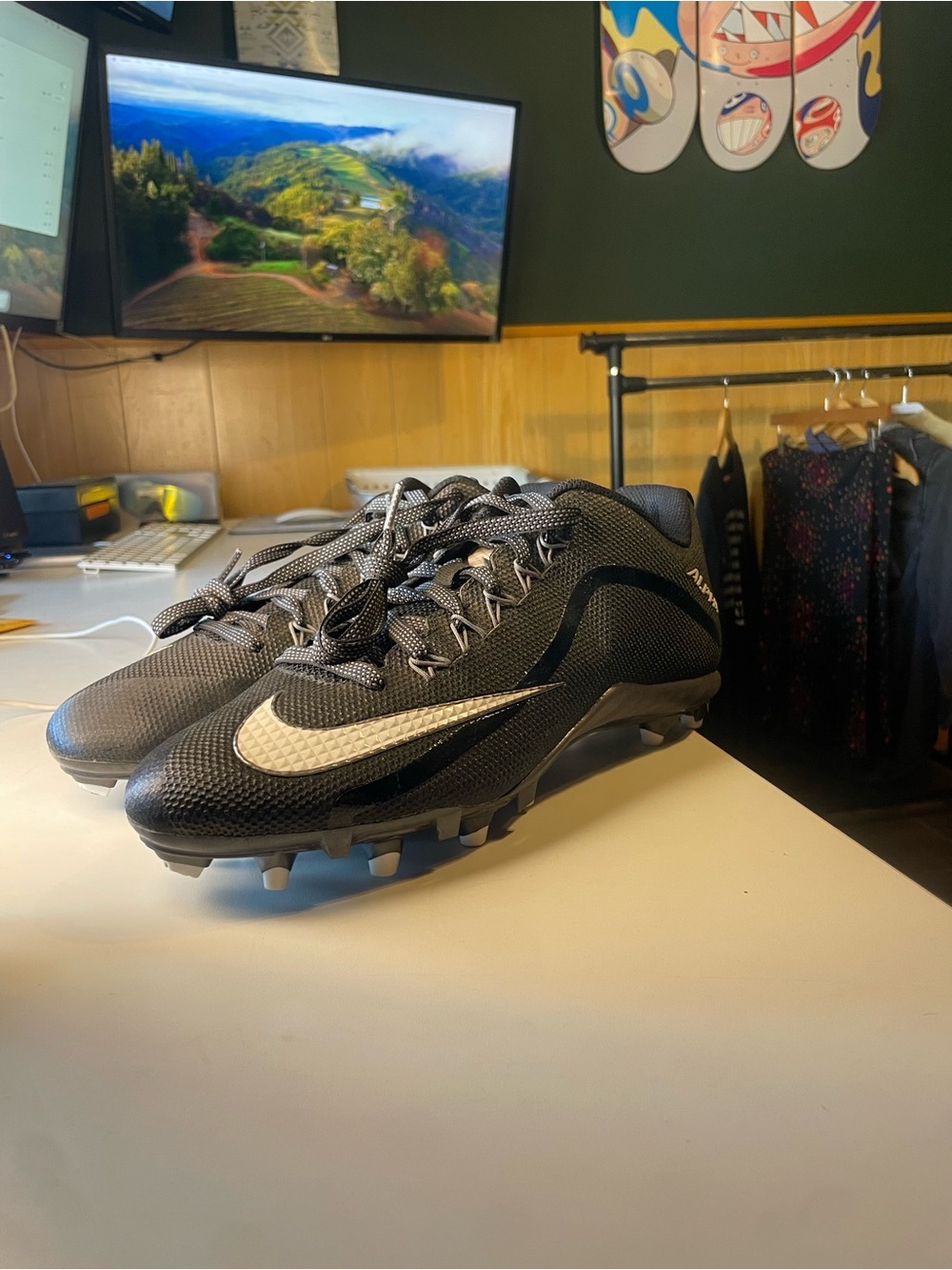 Nike Alpha Pro NIKESKIN Men's Football Cleats Black